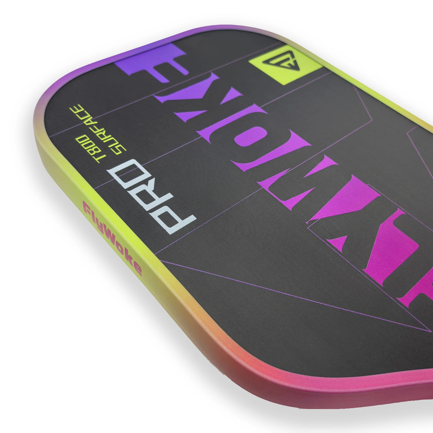 FlyWoke-T800 Carbonfaser-Pickleball-Schläger. Strukturierte Matte Oberfläche. Hohe Reibung. Großer Sweet Spot. Schneller Angriff. – Detail 9