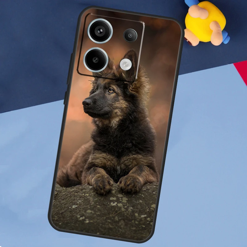 German Shepherd Dog Case For Xiaomi Redmi Note 13 12 11 10 9 8 Pro 12S 11S 10S 9S 10A 9C 10C 12C 13C Back Cover