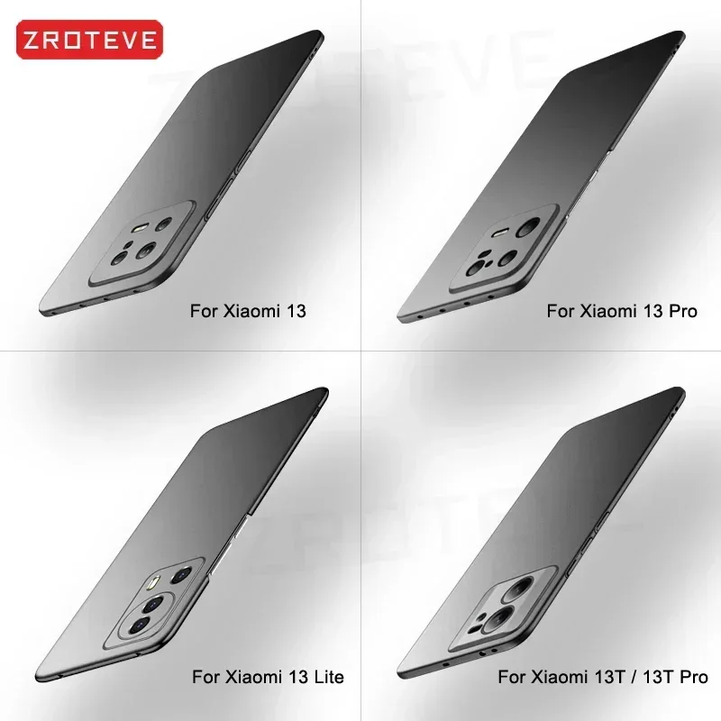 For Xiaomi13T Case ZROTEVE Ultra Thin Hard PC Matte Cover For Xiaomi 13T Mi 13 Lite Xiomi Mi13 T Mi13T Pro 5G Global Phone Cases