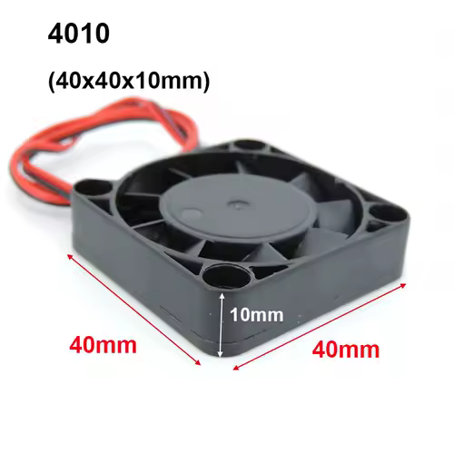 4010 12025 8010 30mm dc 5V 12V 24V Cooling Fan Brushless Motor Case Quiet 40MM 50MM 60MM 70MM 80MM 90MM 120MM for 3D print 2PIN - Image 7