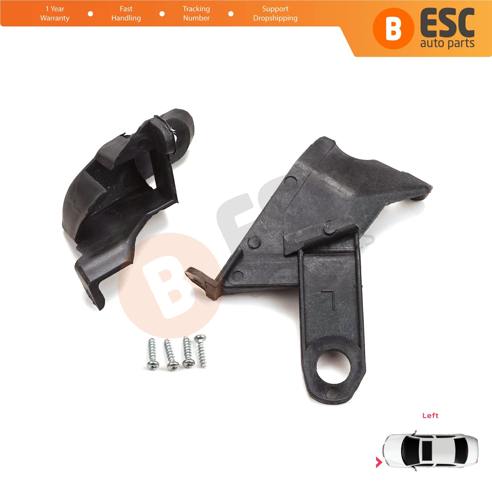 EHL24 Headlight Holder Mount Repair Bracket Tab Set Left Side for Toyota Corolla MK10 X E140 E150 Altis 2006-2010 8119512050