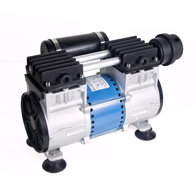High Quality 110/220V Mini Piston Pump Oilless And Silent Highly Portable Small Vacuum Pump AC Powered