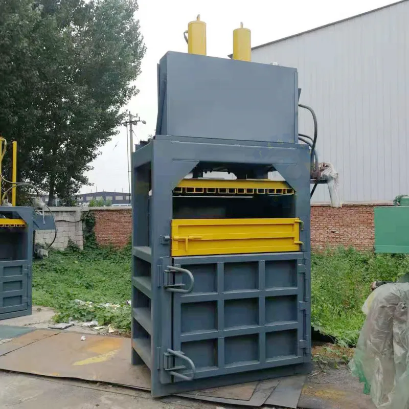 Presse à balles verticale hydraulique pour papier résiduel