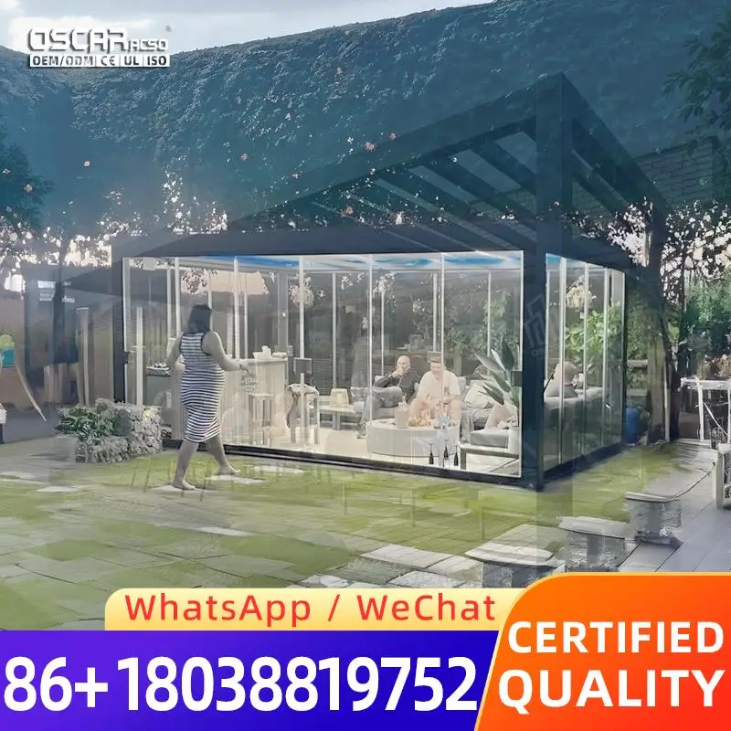 Powder Coated Aluminum Louver Sun Panel for Window and Deck Bioclimatic Pergola Ideal for Home Garden and Balcony pergola