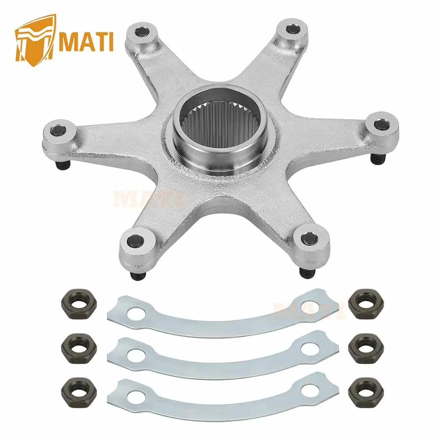 M MATI Rear Axle Sprocket Mount Hub Collar Holder Kit for 1989-2004 Yamaha Warrior 350 YFM350X 90116-08507-00 2XJ-25412-00-00