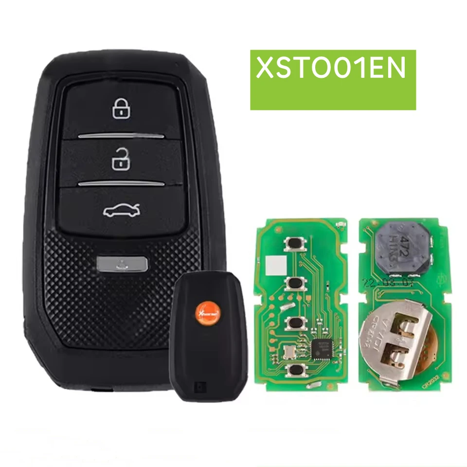 

1PCS Xhorse XSTO01EN Smart Key Universal TOY.T for Toyota XM38 Smart Key with Key Shell Support 4D 8A 4A