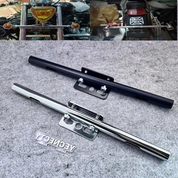 1 Set Universal Steel Motorcycle Auxiliary Turn Signal Light Bracket Fog Lamp Mount Bar For Honda Kawasaki Cafe Racer KTM BSA
