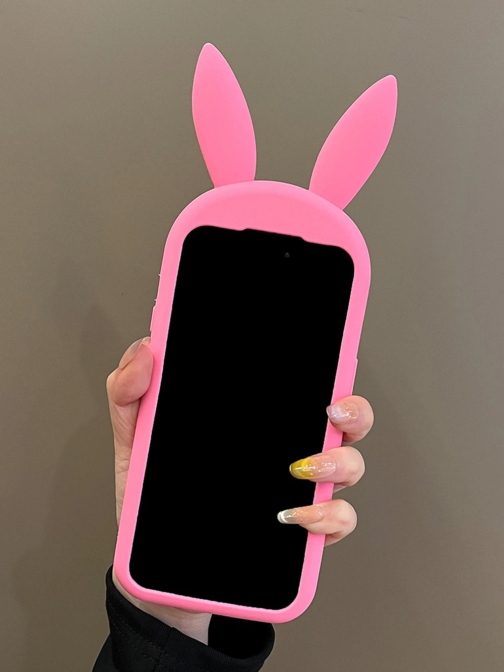 Cute 3D Bunny Rabbit Ear Silicone Phone Case for IPhone 17 13 14 15 16 Pro  Max Japan Ins Funny Cartoon Shockproof Back Cover - AliExpress 202192403