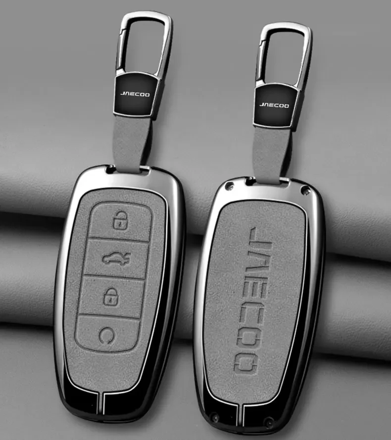 Zinklegierung Autoschlüssel-Hülle Passend für Omoda JAECOO J7 J6 J7 J8 PHEV 2025 2024 2023 Ruigu 9 Autoschlüsselanhänger Zubehör – Detail 13
