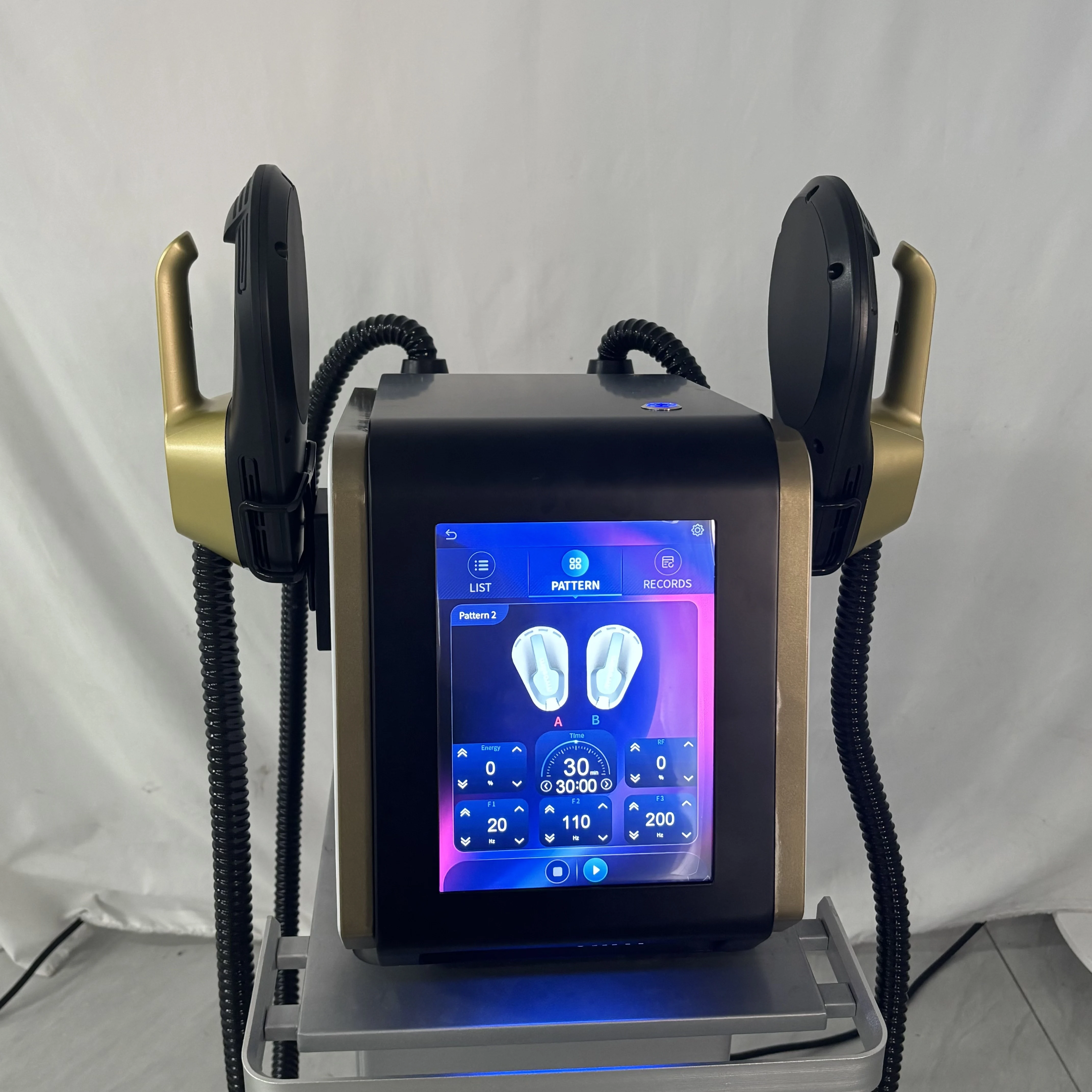 RF EMS آلة نحت الجسم MYOslim جديد نحت فقدان الوزن مدلك الكهرومغناطيسي الدهون التخسيس جهاز تحفيز العضلات