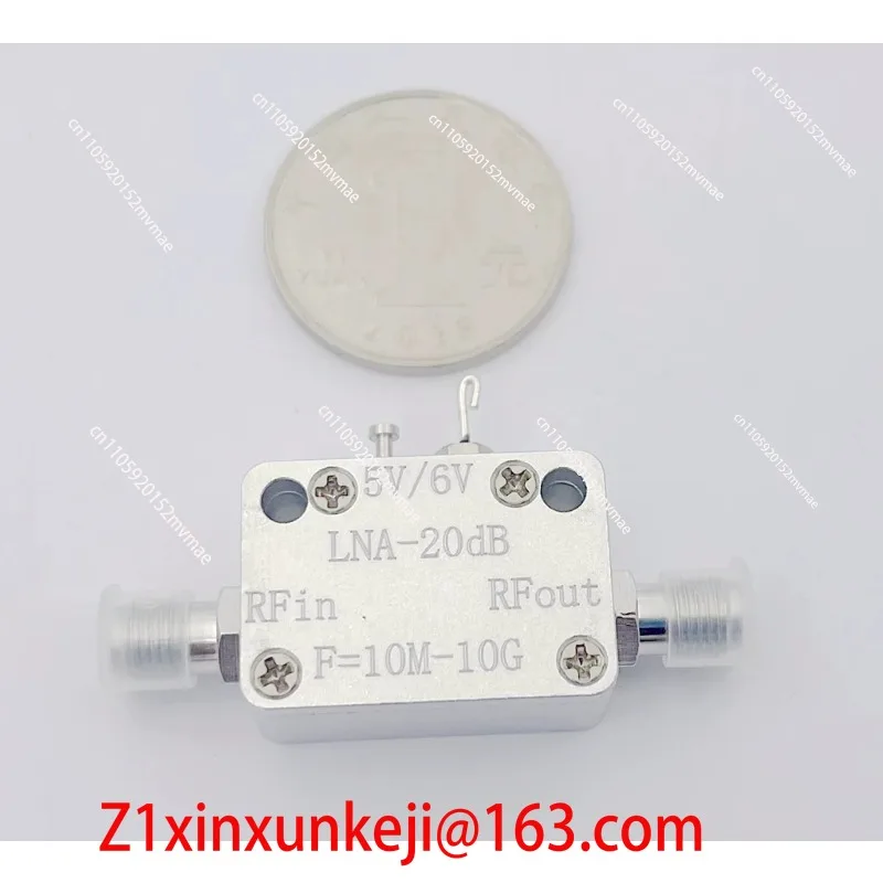 10M-10G-20dB Ultra-wide Band RF Low Noise Amplifier 10MHz - 10GHz with  Female Connector