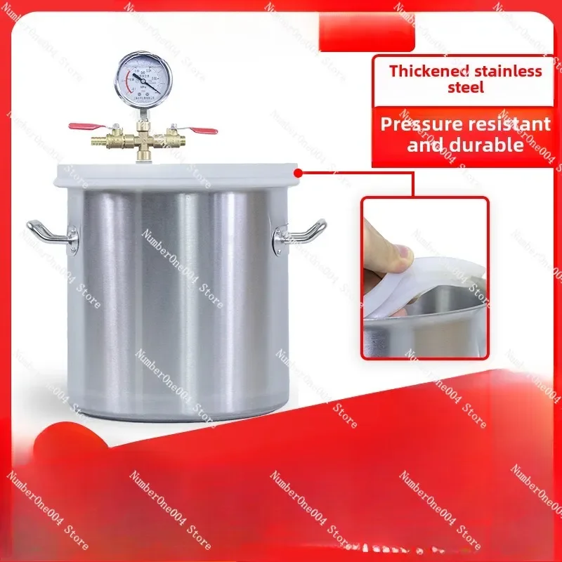 Defoaming Bucket Epoxy Vacuum Bucket Defoaming Machine Vacuum Machine Translation Mold Defoaming Bucket Silicone Resin AB Glue