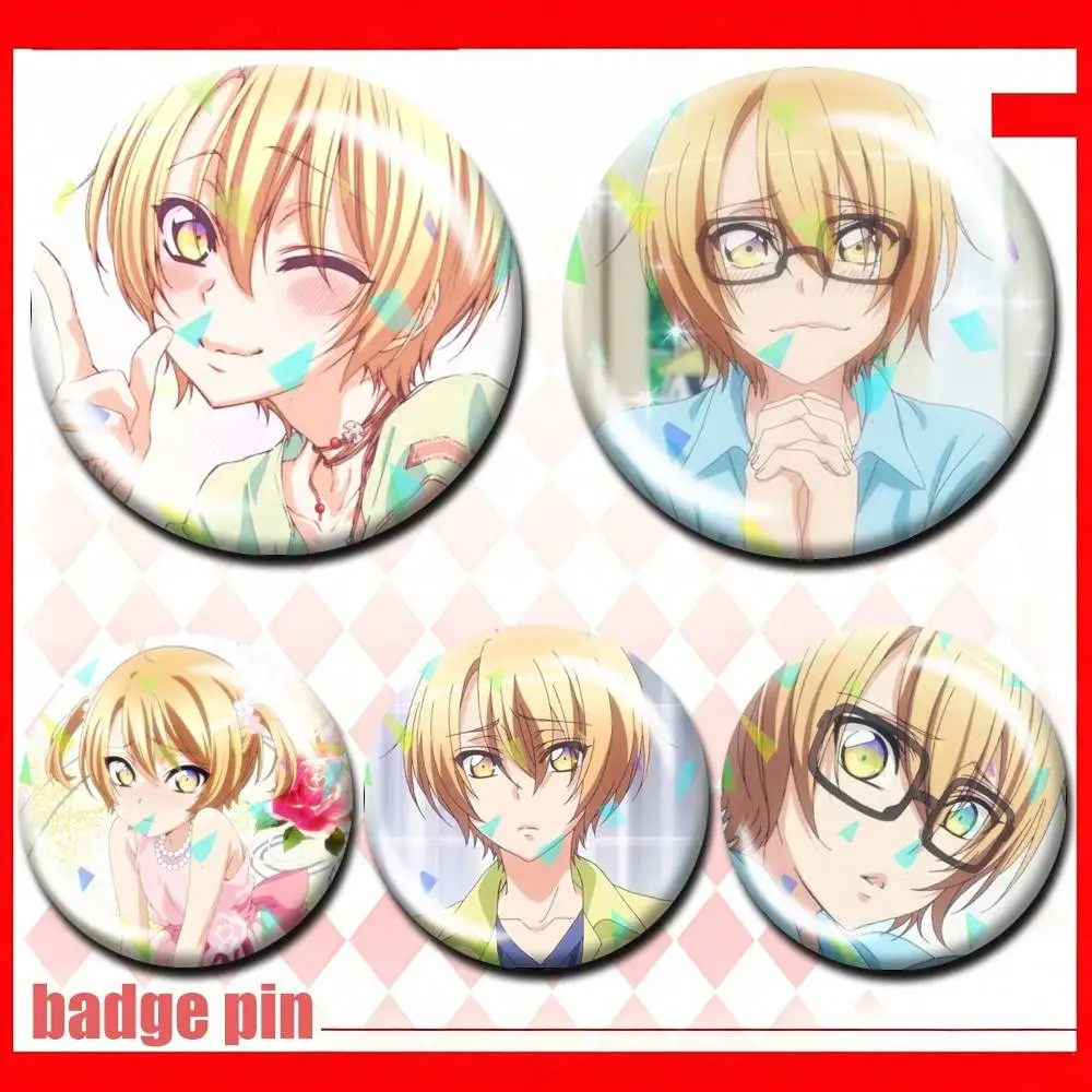 

BL-Izumi Sena From Love Stage 25 32 44 58 75mm Badges Personalized Round Brooches Pins Accessory Customizable