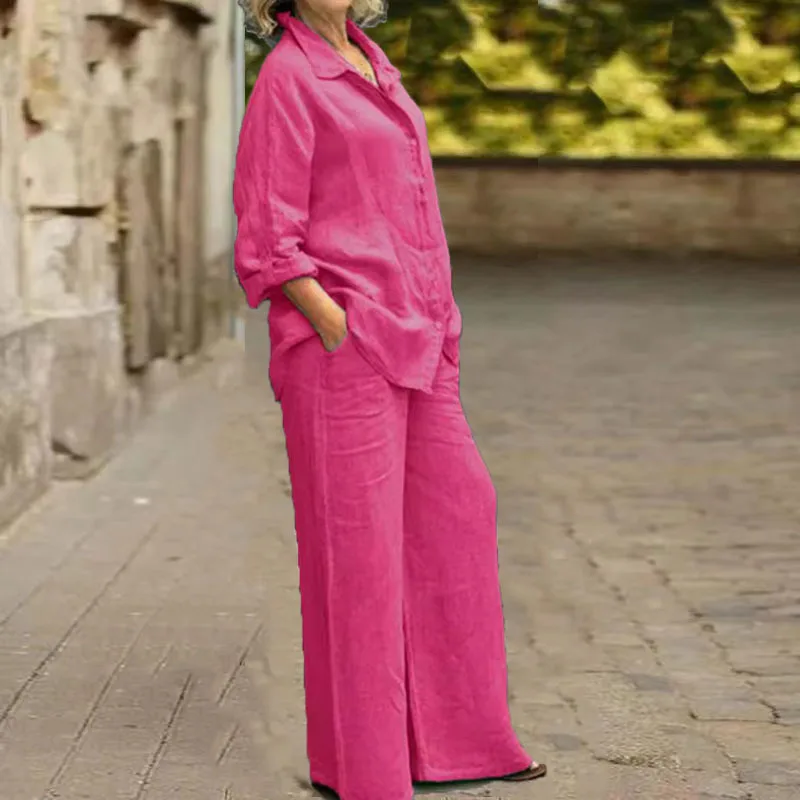 

2025 New Spring and Autumn Plus Size Loose Shirt Urban Casual Fashion Sports Suit New