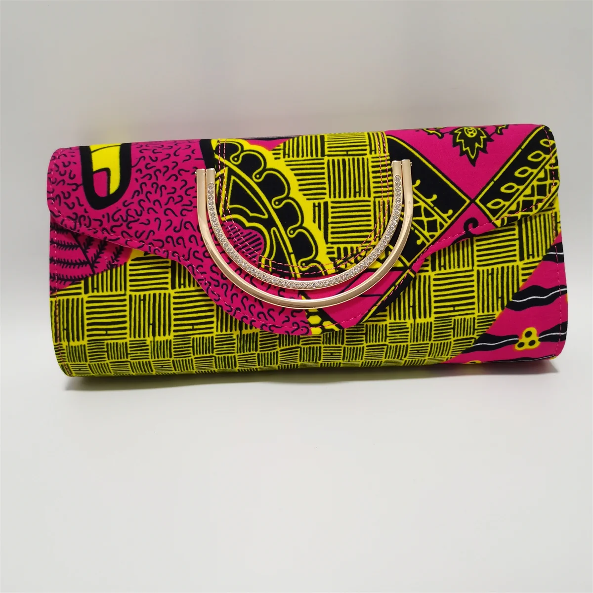 Lovely African Wax Material Purse Fashion Ankara Bag Made By Traditional Wax Fabric Women Shoulder Handbags