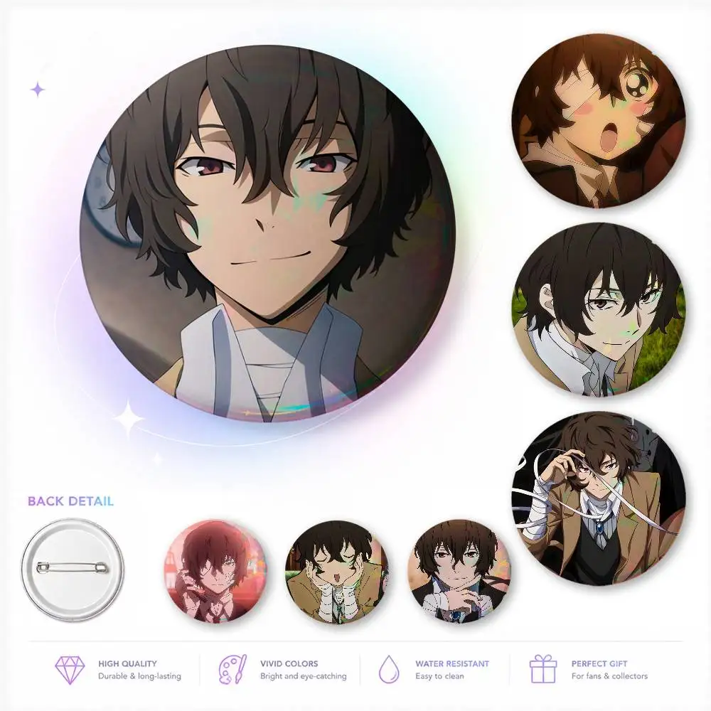 D-azai Anime round badges, brooches, clothing accessories, birthday gifts, anime conventions