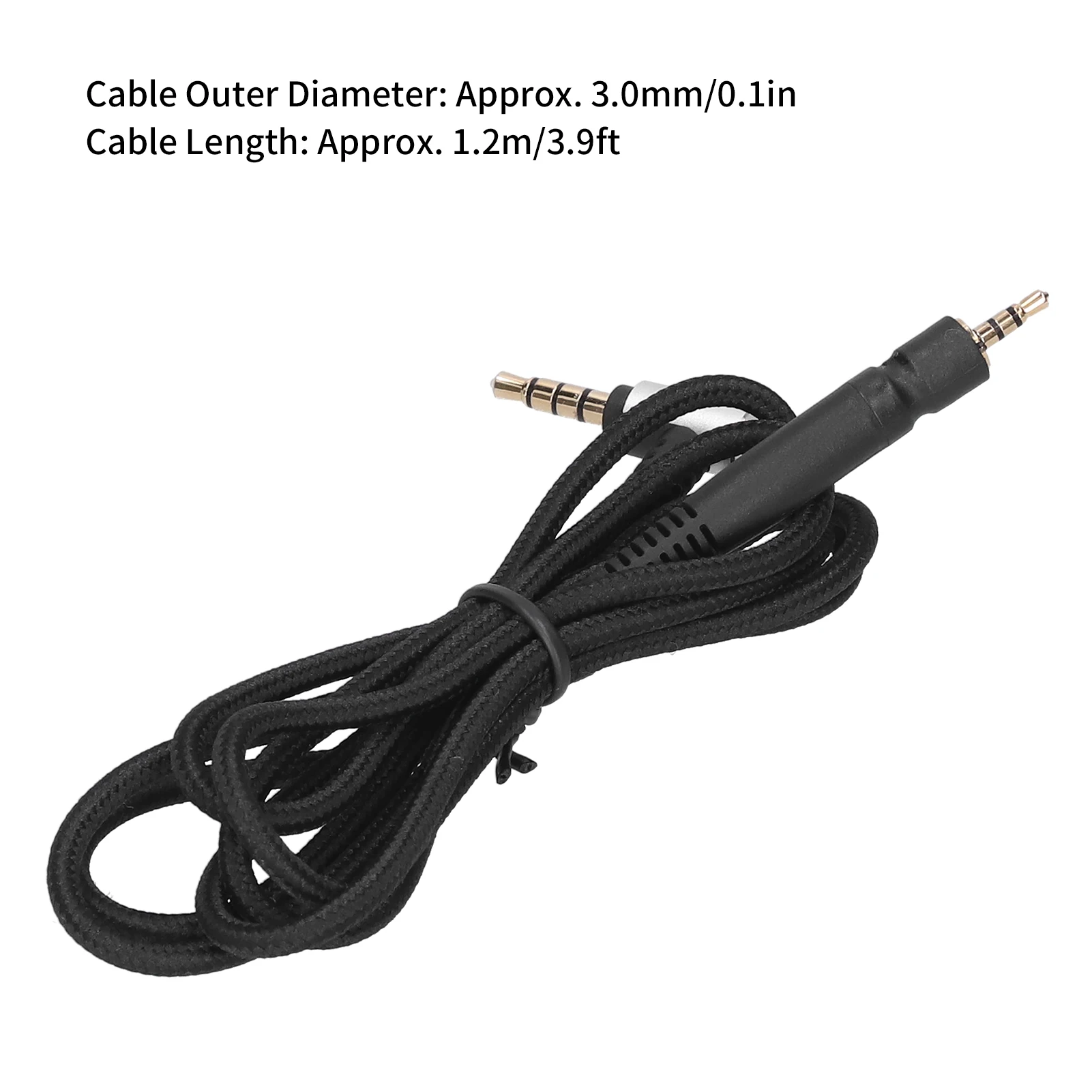 헤드폰 3.5mm 오디오 케이블 Sennheiser G4ME ONE/GAME ZERO/PC373D/GSP350/GSP500/GSP600 헤드폰 코드용 헤드폰 오디오 케이블