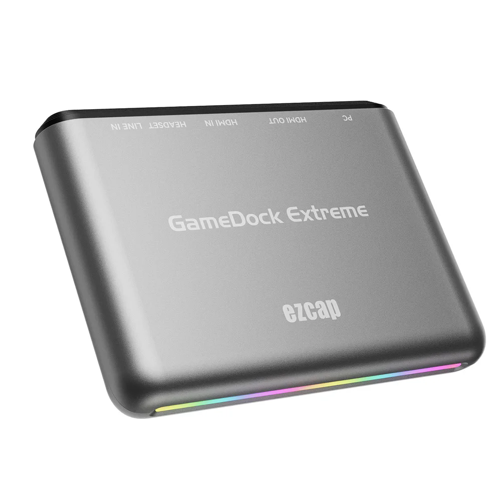 

EzCAP360B 4K60 Video Capture Card Capture and stream HDMI video up to 2160p60 or 1080p120 resolution on your PC,mixing audio