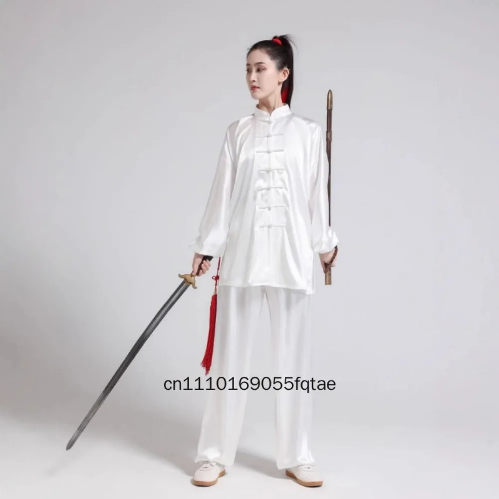 Custom Tai Chi Uniform For Men Women Martial Arts Clothing Comfortable Practice Wear Group Performance Outfit Tai Chi Training