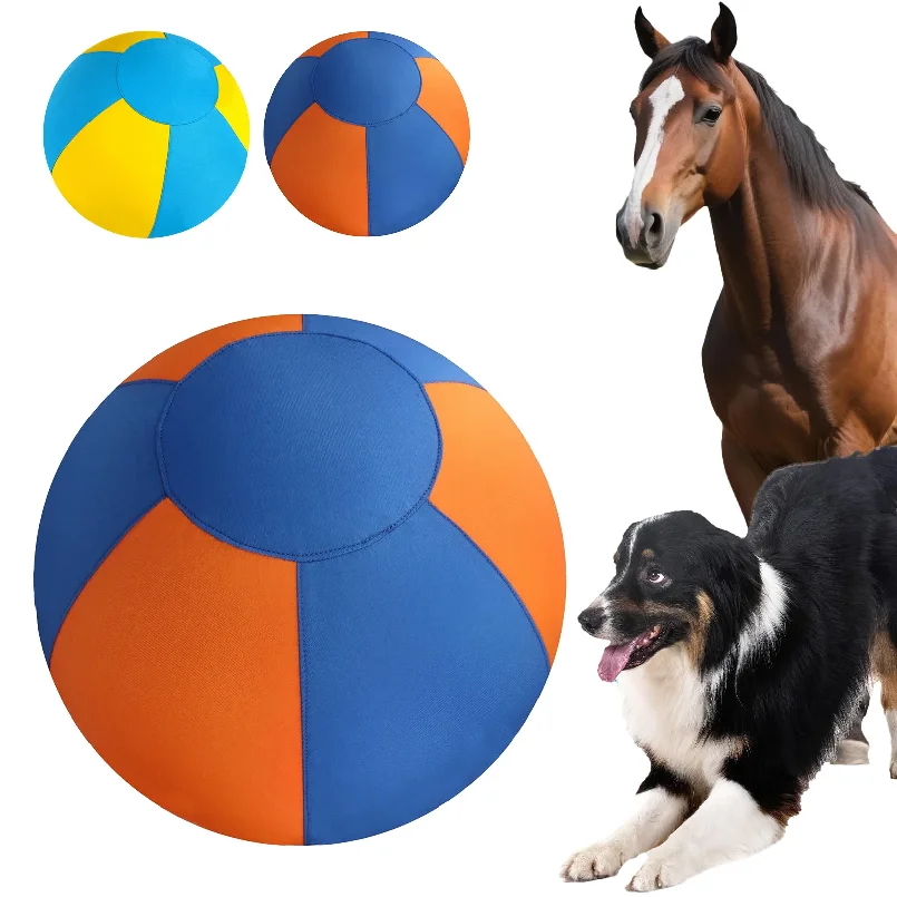 

Herding Ball for Dogs with Protective Cover & Pump Dog Training Toy To Keep Them Busy Outdoor Training & Backyard Play