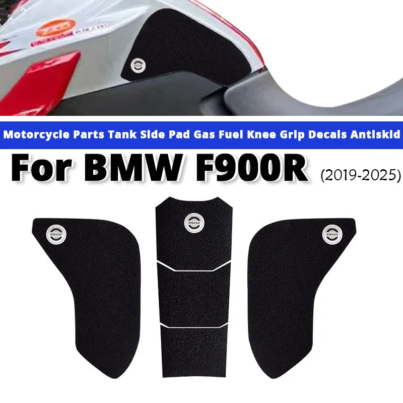 

For BMW F900R 2019 2020 2021 2022 2023 2024 2025 Motorcycle Parts Tank Side Pad Gas Fuel Knee Grip Decals Antiskid