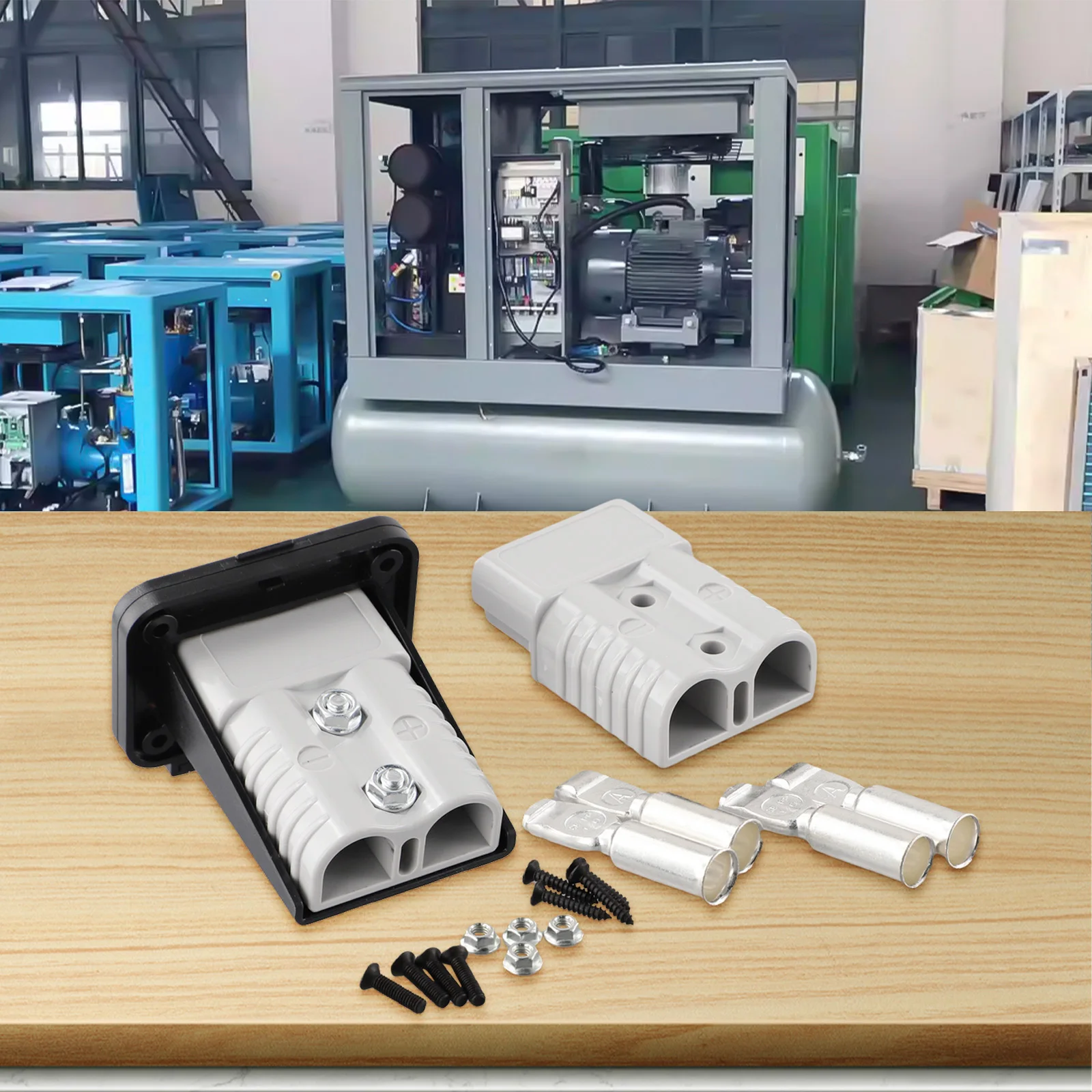 Panel Cover Connector Home IP40 Installation Mount Silver Plated 175A 600V Bracket Components For Caravan Panel
