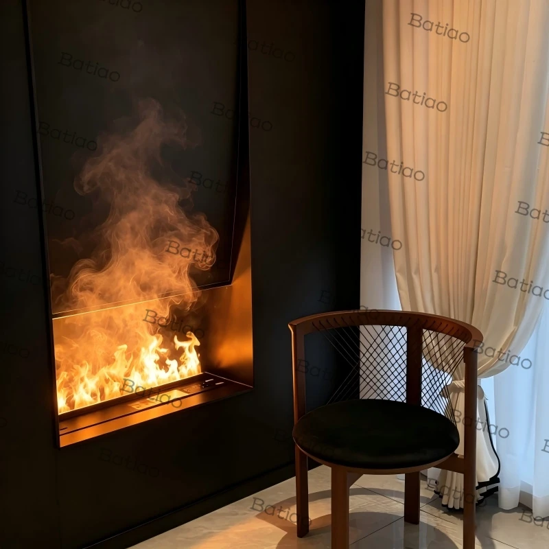 Electric Fireplace with Humidifier 2 in 1 Water Vapor Mist Flame Ultrasonic Fireplace effect fireplace mist firebox Remote