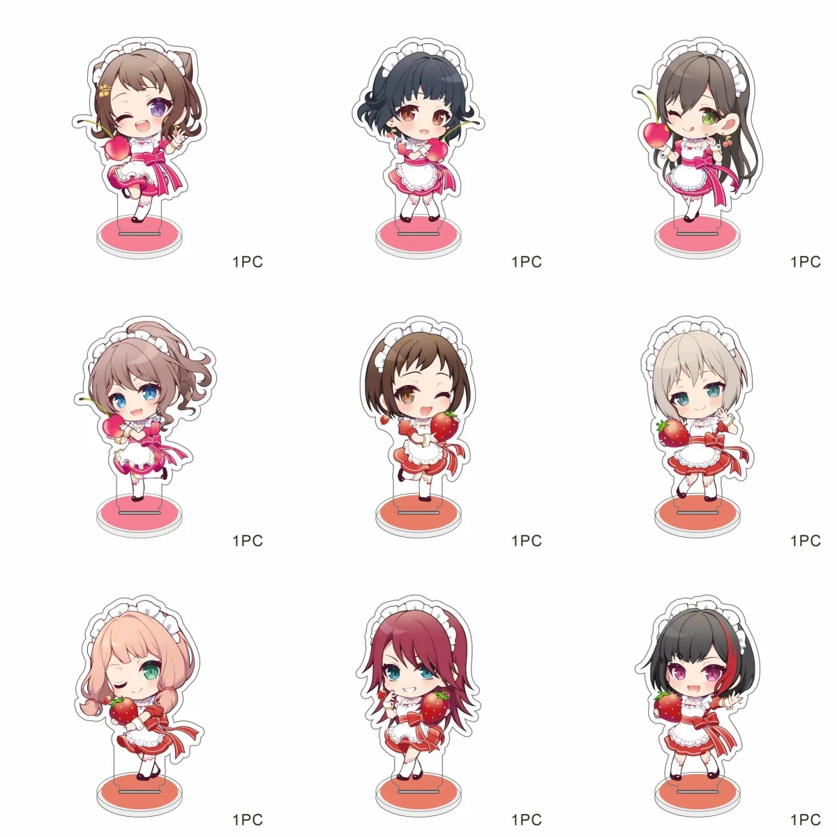 10CM Hot Anime BanG dream Acrylic Stand Model Cosplay Characters Ornament Accessories Goods Collection Christmas Gifts