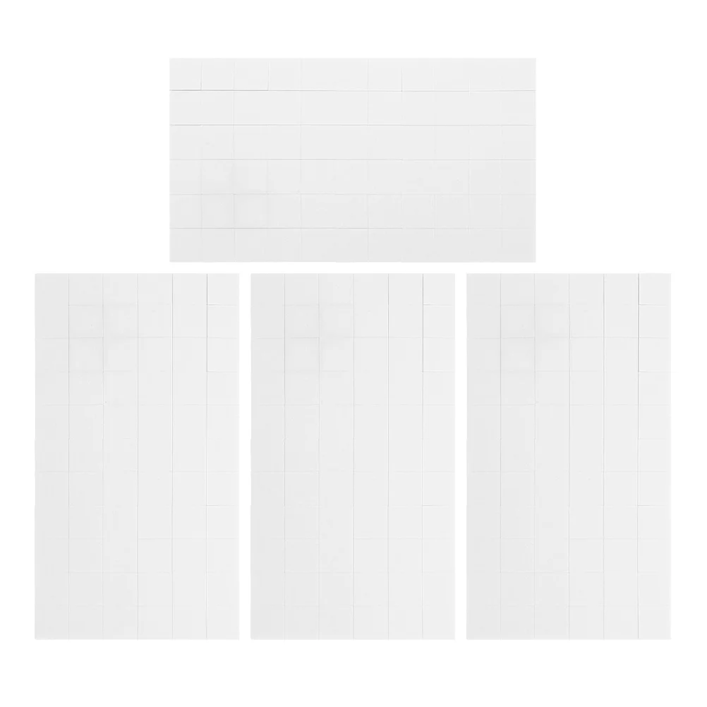 4 أوراق مربعات رغوة لاصقة مزدوجة الجوانب شريط إسفنجي إيفا للمشروعات اليدوية DIY لوازم صنع بطاقات الديكور