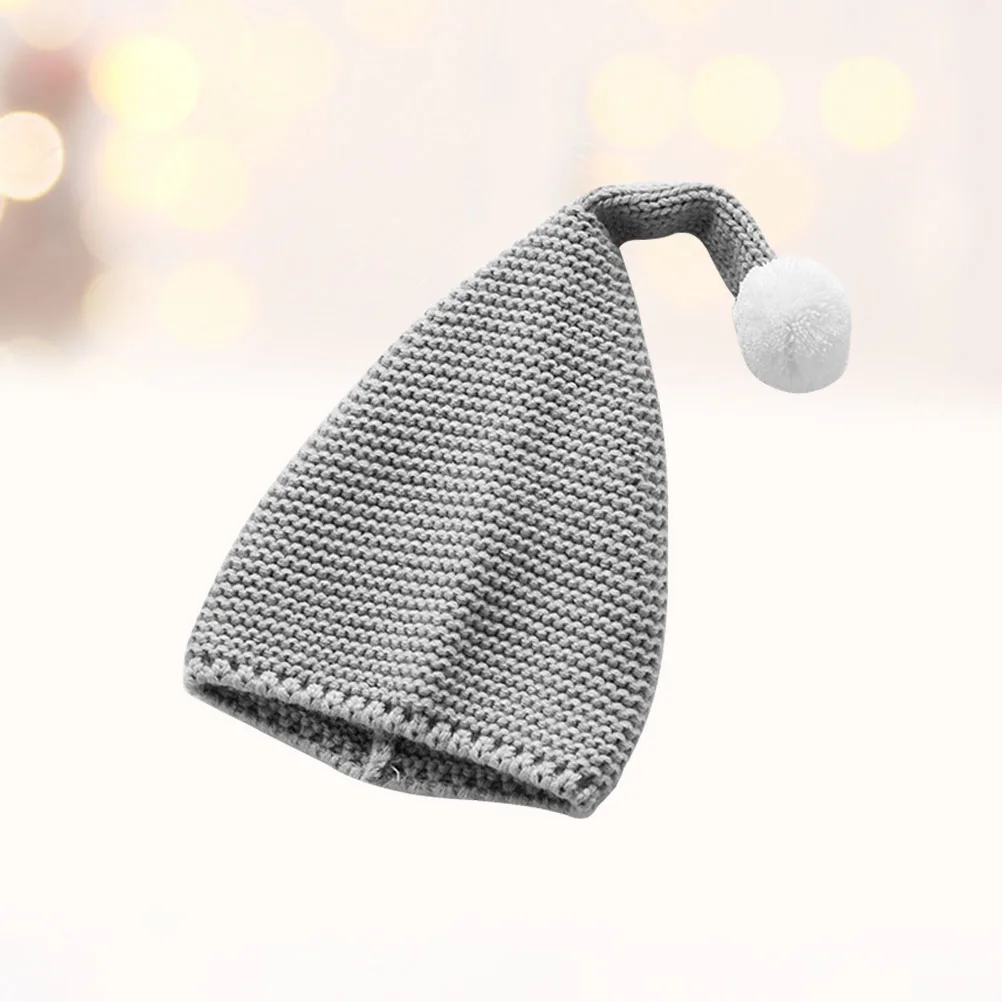

Christmas Hats Beanie White for Kids Toddler Newborn Winter Warm Knit Hat Hairball Hat Comfortable Premium