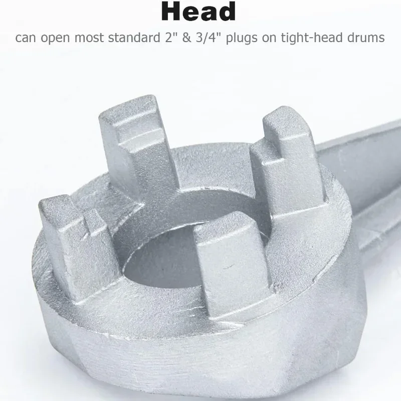 مفتاح براغي من الألومنيوم لفتح 10 ، 15 ، 20 ، 30 ، 50 ، 55 جالون برميل ، أداة فتاحة الأسطوانة