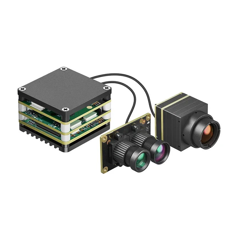 Dual Camera AI - Visual Cube Tracking System for FPV Drone Human Vehicle Detection Trajectory Prediction 450m Range