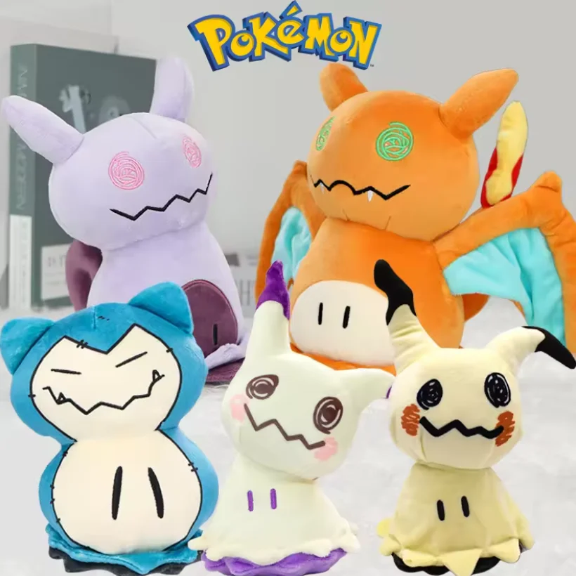 

Pokemon Plush Mimikyu Pillow Stuffed Toys Cartoon & Cute Kawaii Peluche Birthday Gift For Kids Friends Home Decoration