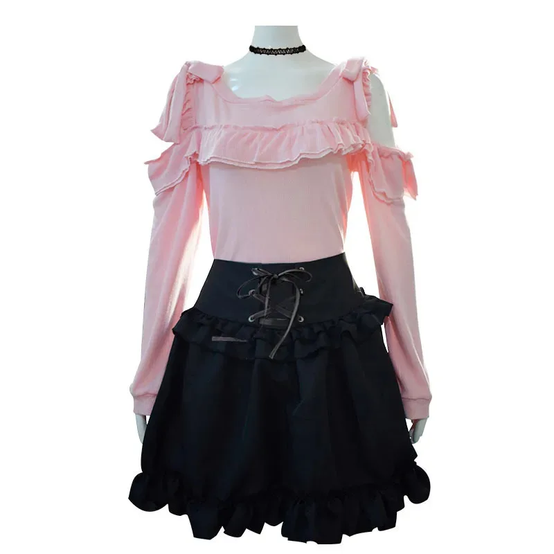 

Anime PJSK Project Sekai Colorful Stage Shinonome Ena Uniform Casual Party Role Playing Costume Complete Set sf/1