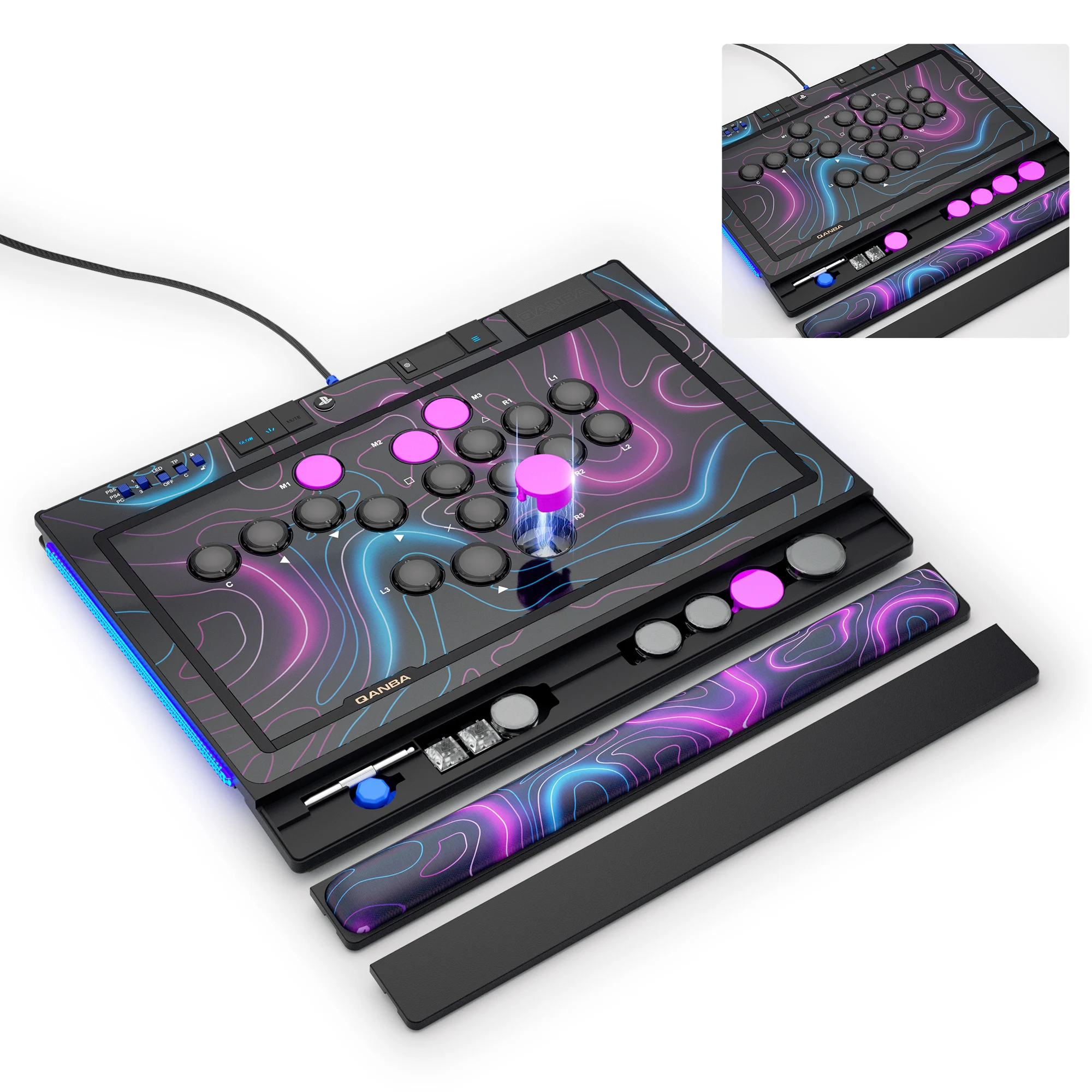 ジ*シ様 Qanba Sapphire Arcade Controller QANBA Sapphire S1 full-key arcade joystick Cherry switch