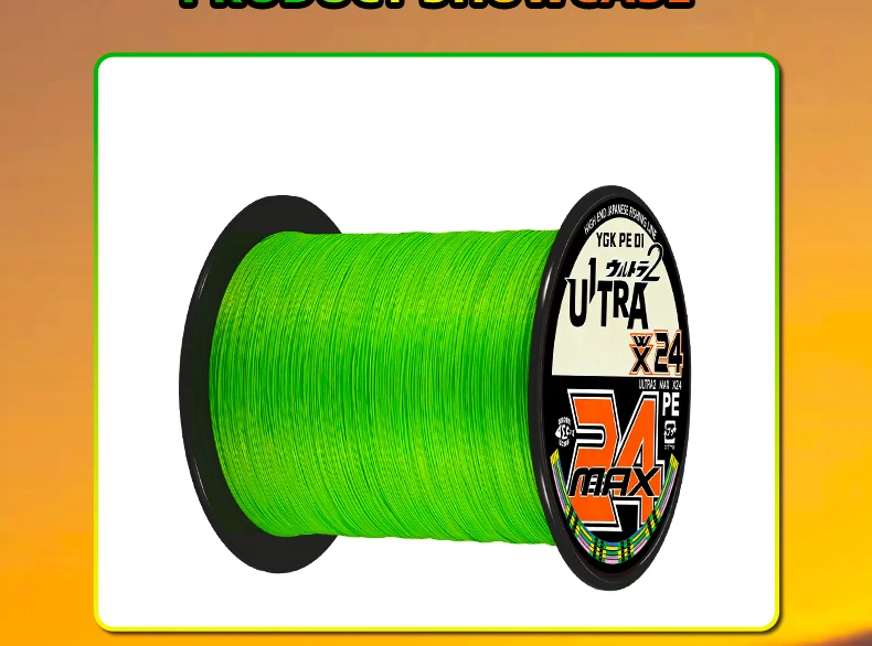 Neue YGK G-Soul X24 Strands PE Geflochtene Angelschnur 300/500/1000M Ultra-Multifilament Angelschnur Super Glatte Karpfen-Angelschnur – Detail 12