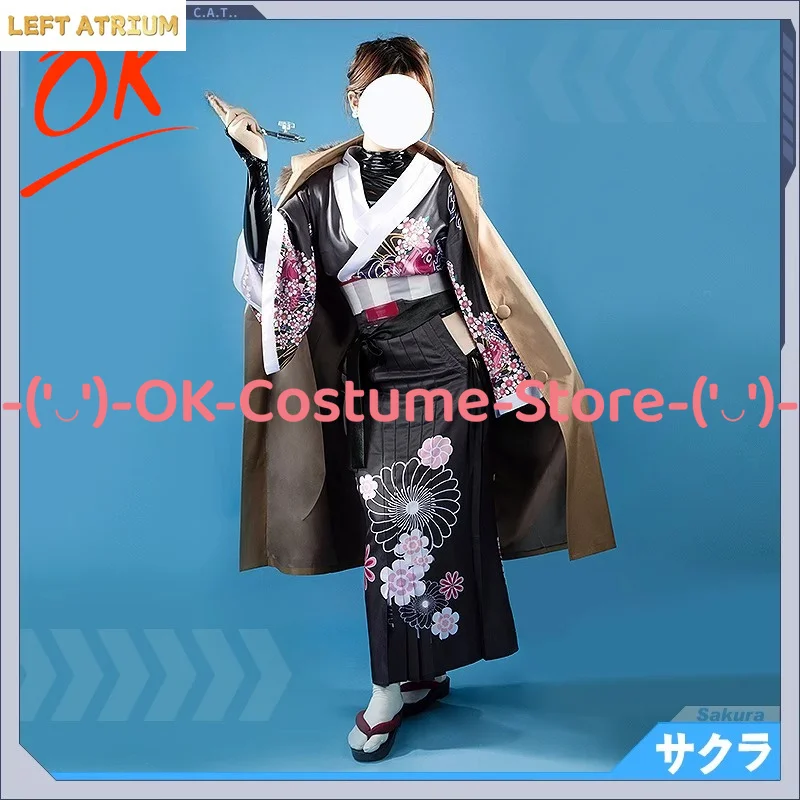 

[Customized Size] Goddess Sakura Cosplay Costume Kimono Anime Game Character Outfit Halloween Carnival Party Uniform Suit