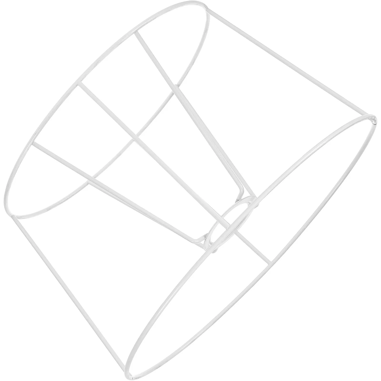 

E27 Vintage Lampshade Frame Cage European Inspired Metal Ring Support for Decorative Pendant Light Shade Cover