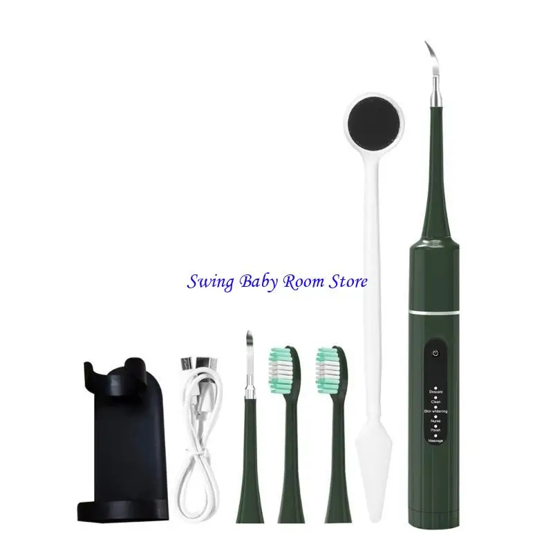 K1AD Handheld Plaque Remover Dental Care Tool Portable Tartar Remover Teeth Dental Calculus Remover ABS Texture for Teeth