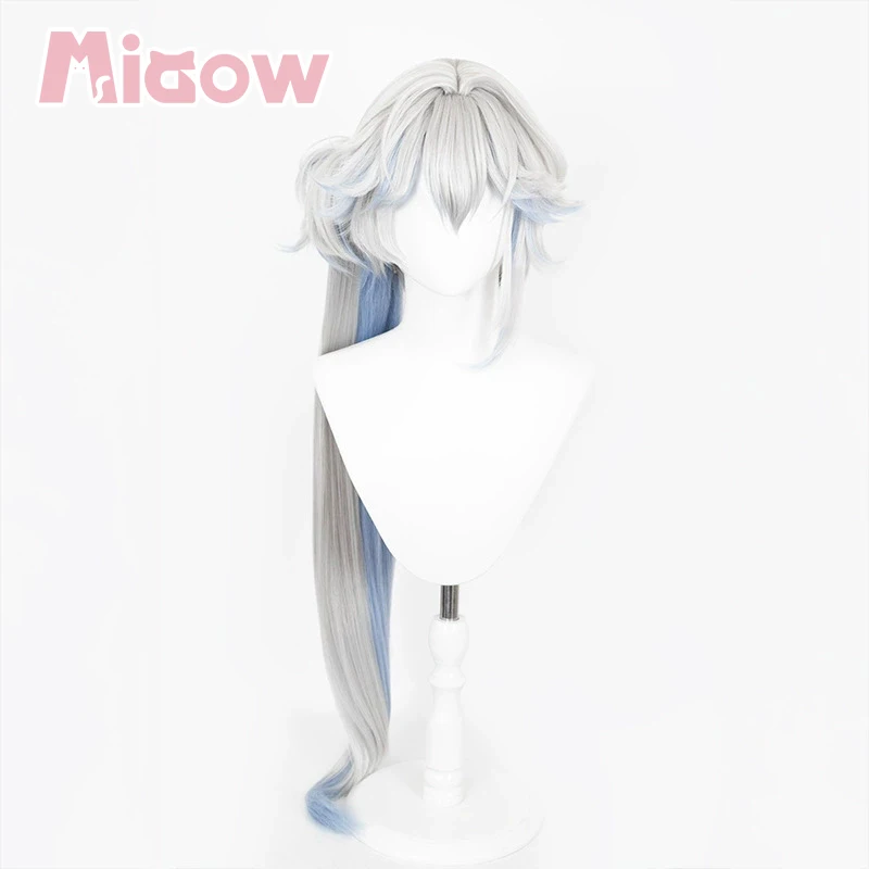 Honkai: Star Rail YaoGuang Cosplay Wig,  Detachable Simulated Ponytail Heat Resistant Synthetic Wig for Halloween Cosplay