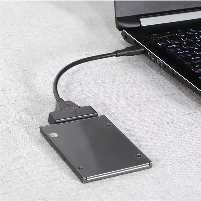 Elough  to USB 3 0 Adapter Support 2.5 Inches External SSD HDD Hard Drive SATA 3 22 Pin Sata 3 Cable Up to 6 Gbps Cabo Sata