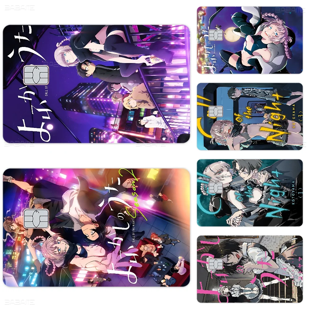 

Popular Japanese Anime C-CALL OF THE N-NIGHT Matte Film Cover Skin Sticker For Credit Card Bank Debit Bus Card