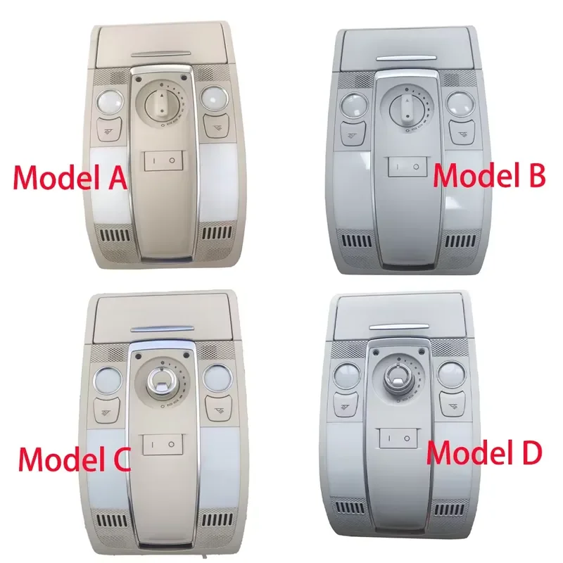 For Audi A6L C6 Roof Light Assembly Sunroof Switch Knob Eyeglass Case Interior Ceiling Lamp Control Button Replacement Part