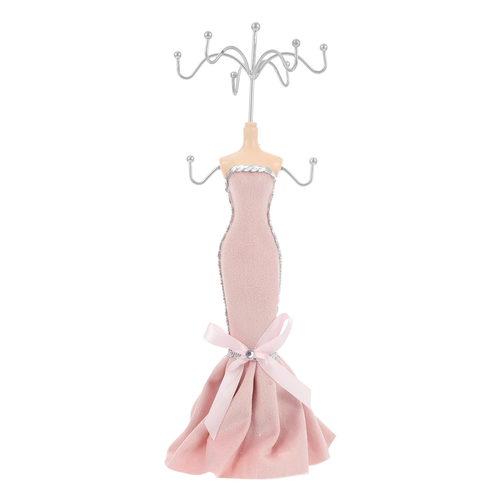 

Jewelry Organizer Mannequin Stand Necklace Display Rack Plaster Home Decor Gifts Bedside Girls Jewelry Tree Storage Solution