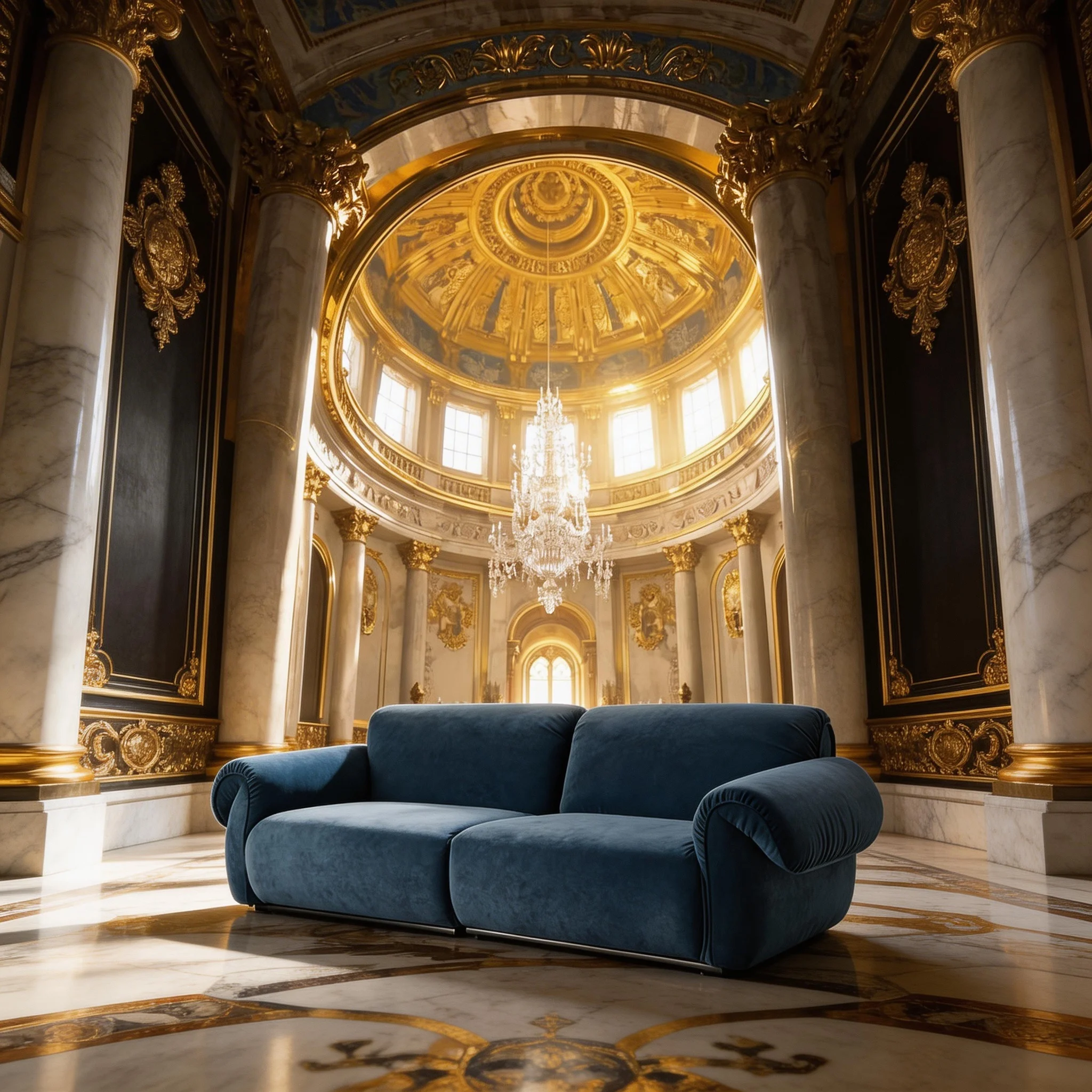 French Designer Luxury Modern Sectional Octopus Tufted Extendable Modular Velvet Sponge Sofa Small Living Room Hotel Apartment
