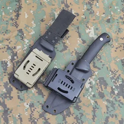 DIY Multi-function Quick-pull K Sheath Clip Tool Waist Clip Tactical Back Flashlight Clip Knife Sleeve Modification Accessories