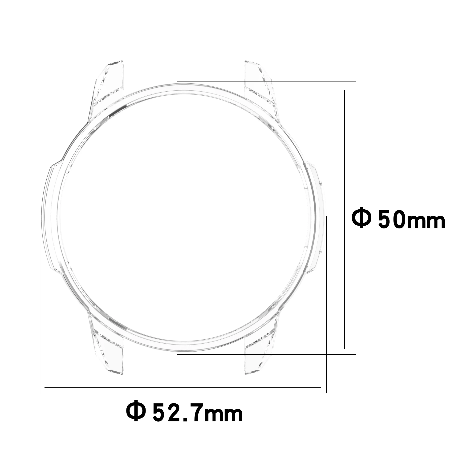 Uhr Fall Für Honor Uhr GS Pro Drop-proof Überzug Schutzhülle Hard Case Smart Uhr Mode Halb Paket Schutz abdeckung