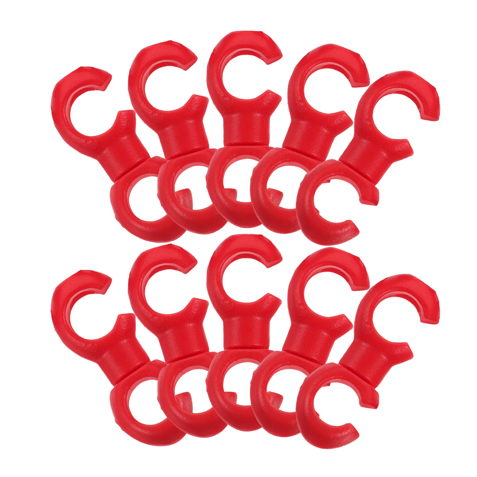 

10 Pcs Cable Buckle S Buckle Brake Line Oil Pipe Fixing Sturdy Chain Repair Kit Secure ganization Mountain