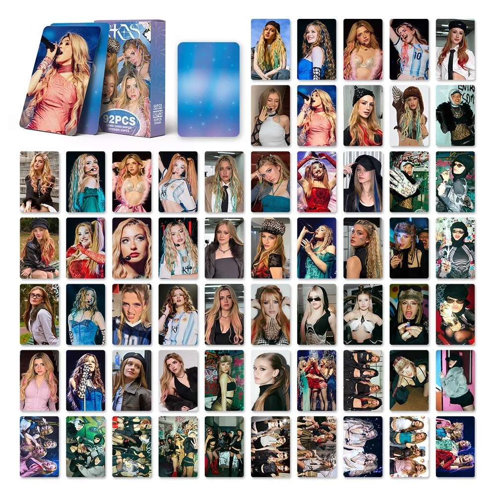 92PCS New Album Girl group K4OBerlinEnergy Photocards Stickers HD Fans Collection Cards Decorative Stickers Present Gifts