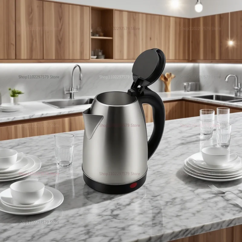 2.0L Large Capacity Electric Kettle Stainless Steel Portable Water Boiler Fast Boil Smart Kettle for Home Hotel Water Kettle